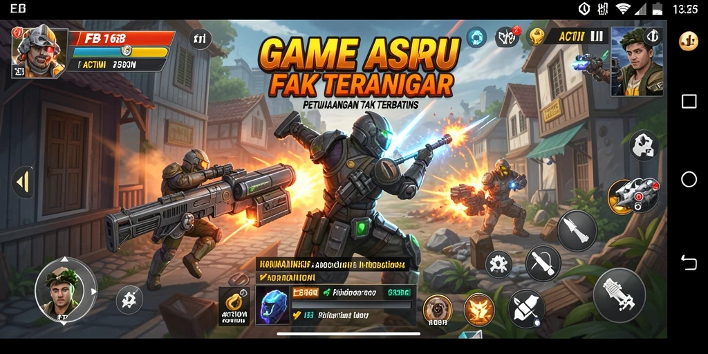 Screenshot FB168 menampilkan aksi seru dan grafis memukau.