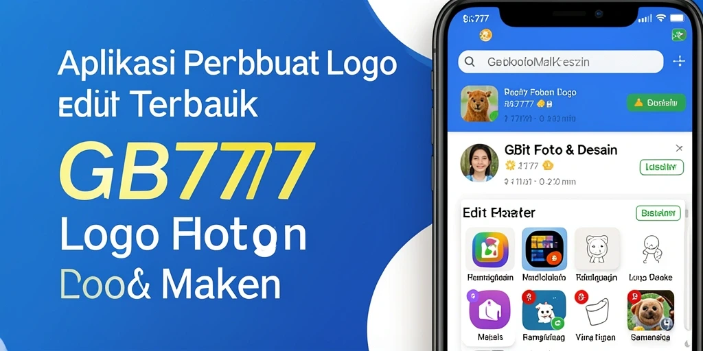 Antarmuka GB777 untuk membuat logo yang menarik dan mudah digunakan.