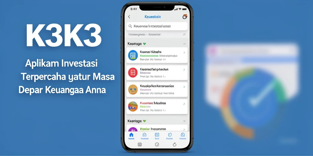 Tampilan antarmuka K3K3 yang sederhana dan fungsional.
