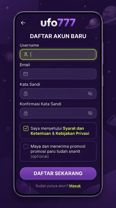 Panduan Registrasi Akun ufo777 untuk Pengguna Android